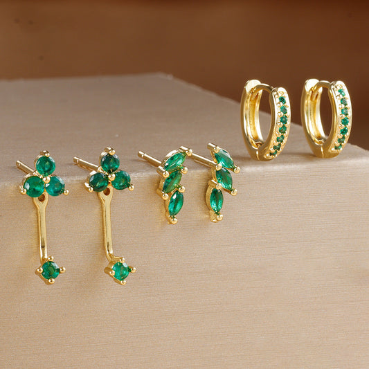 Copper Plated Gold Mori Earrings Suit