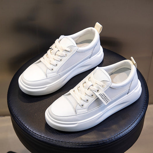 Platform white shoes ladies sports casual shoes