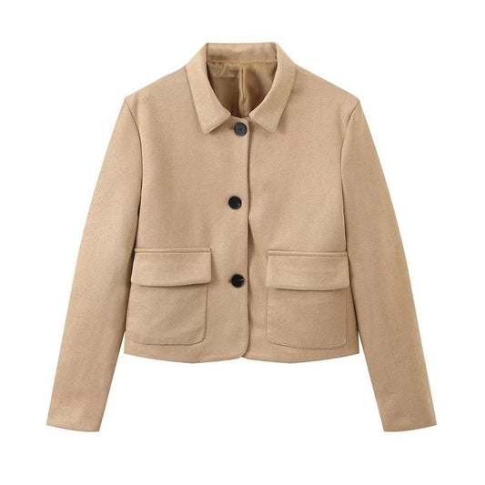 Lapel Fashionable All-matching Jacket