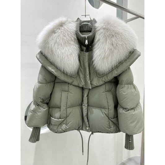 Jacket Female Light Luxury Loose And Warm Puffer Jacket Coat