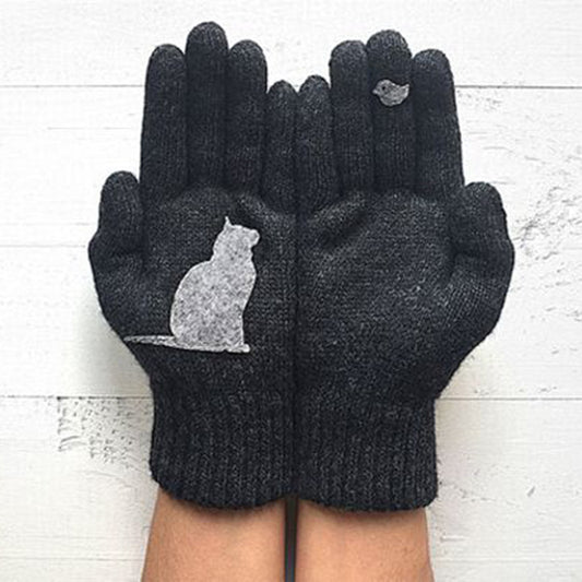 Women's wool gloves