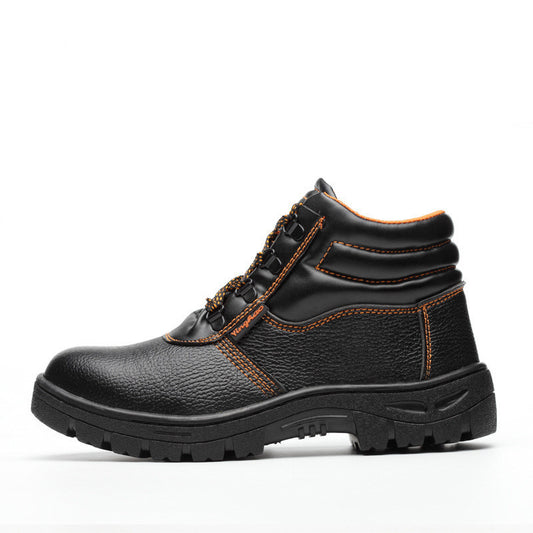 Work shoes steel toe high-top shoes