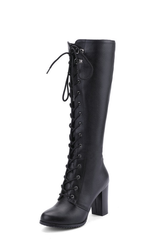 Women's Boots Foreign Trade Thick Heel Winter