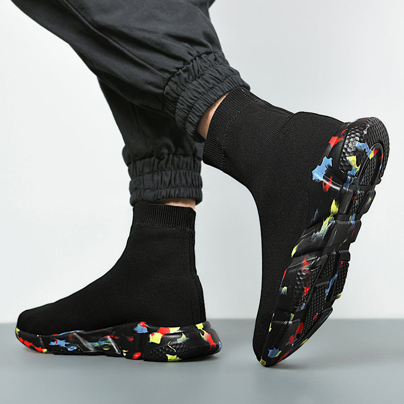 Old Beijing Cloth Women Elastic Socks Shoes