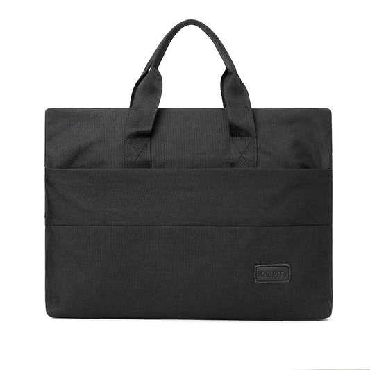 Mens Fashion Casual Solid Color Handbag Briefcase