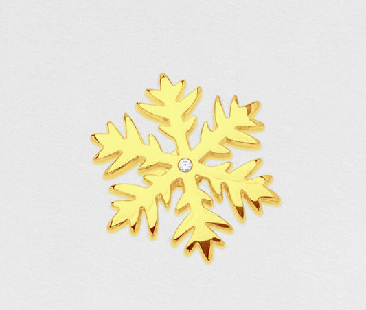 Silver Snowflake Brooch Accessories