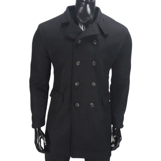 European And American Woolen Coat Men