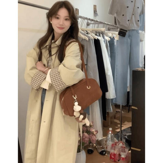 Trench Coat Women's Small Early Autumn