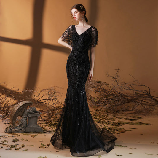 High-end Slim Heavy Duty Long Skirt