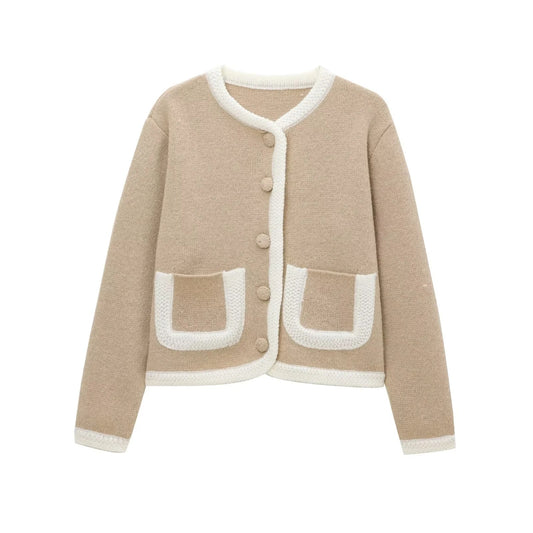Autumn Retro Loose Casual Knitted Coat