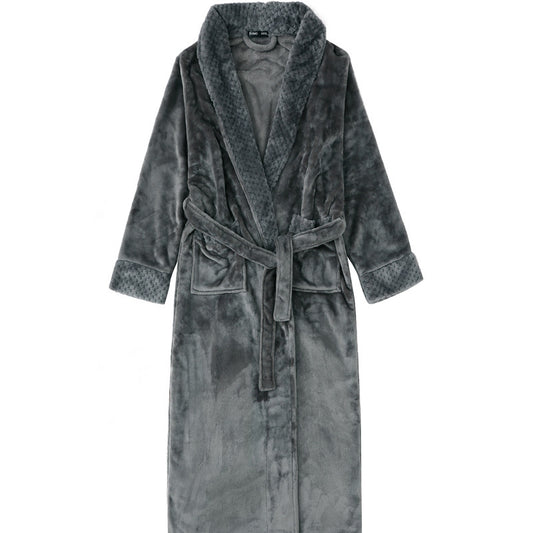 Flannel Thickened Household Clothes Fashion Bathrobe