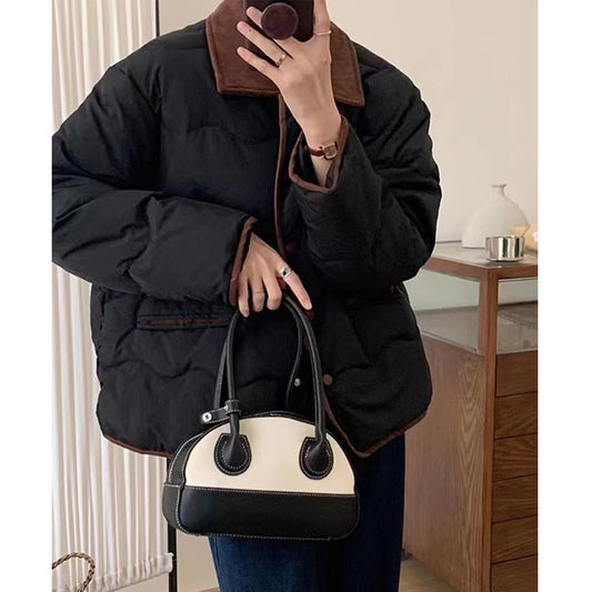 Women's Short Loose Down Cotton-padded puffer Jacket Winter Thick Coat