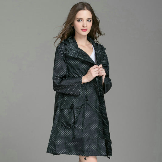 Men's And Women's Japanese Style Autumn Winter Windbreaker With Foldable Cuffs