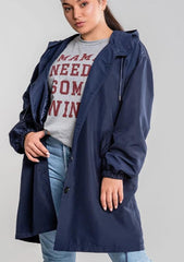Trench Coat Mid-length Loose Long Sleeve Jacket
