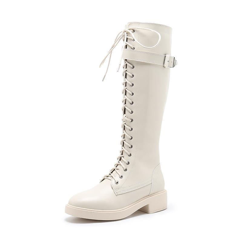 Women Long Boots High Boots Flat Boots Big Size – view 4