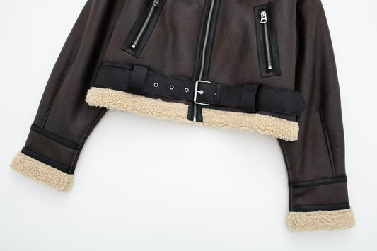 Women's Fashion Double-sided Short Jacket