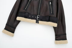 Women's Fashion Double-sided Short Jacket