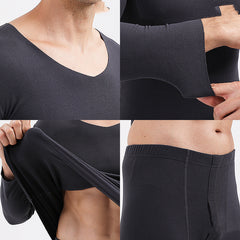 Women's Thin Slim Double-sided Plush Brushed Men's Thermal Underwear