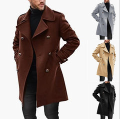 Woolen Men's Coat Autumn And Winter  Product Warm Padded Jacket