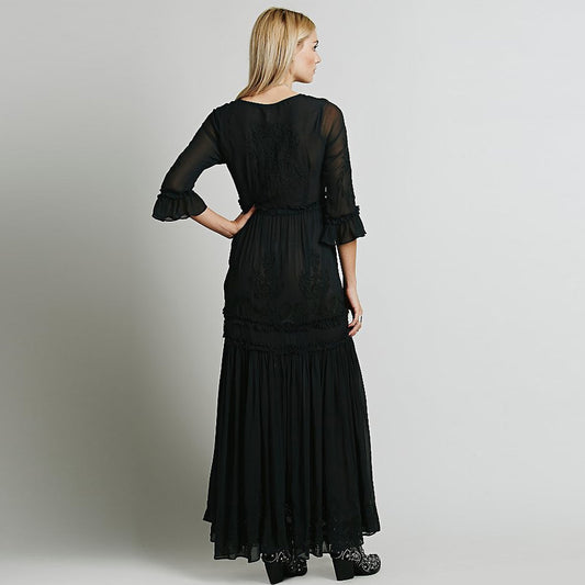 Women's New Bohemian Embroidered Skirt