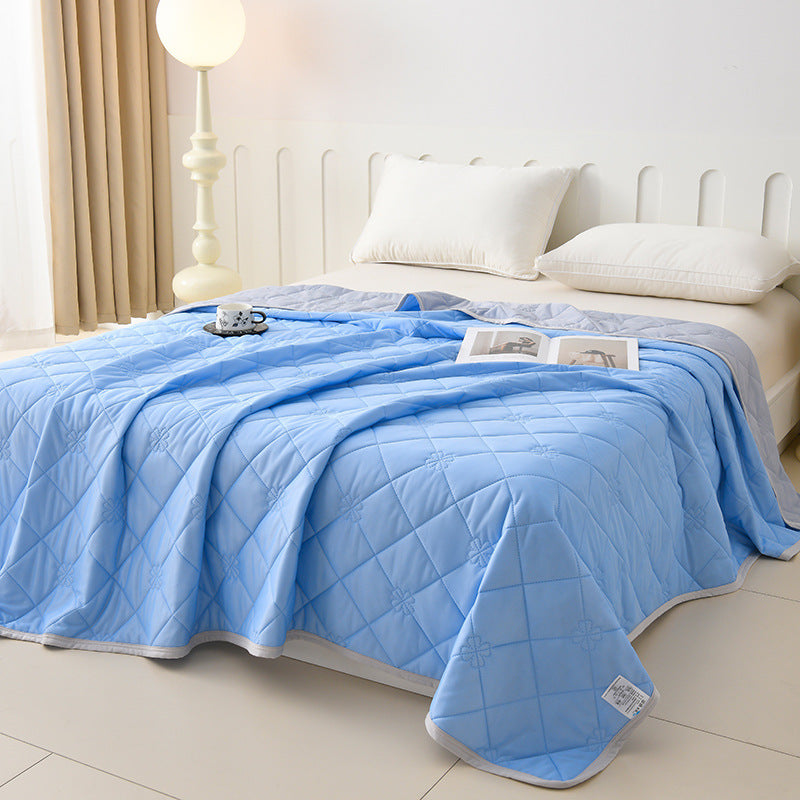 Cool Silk Solid Color Summer Air-conditioned Room Summer Quilt