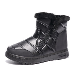 Women's High Cotton-padded Shoes Cold-proof Warm With Velvet