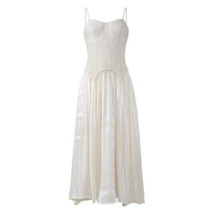 Vintage Temperament French Elegant Lace Sling Dress