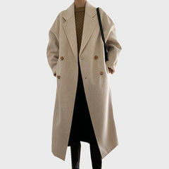Atmospheric Long Double-sided Wool Coat