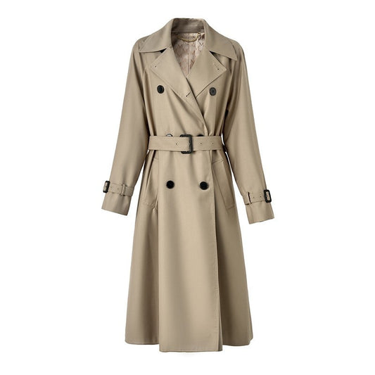 Trench Autumn And Winter Women's Mid-length Sense Petite Coats