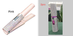 Electric USB Hair Straightening Brush Straightener Brush Multifunctional Comb Straightening Styler Hair Curler