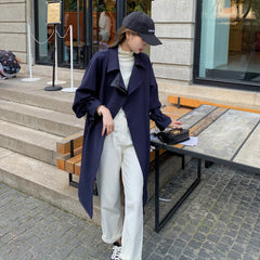 Style Windbreaker Women's Mid-length Over The Knee Spring And Autumn
