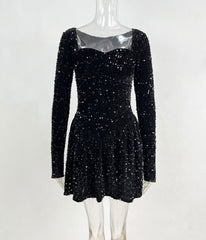 Fashionable Sequins Women's Jumpsuit Skirt