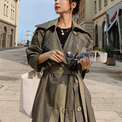 Women's Temperament Fashion Simple Windbreaker Jacket