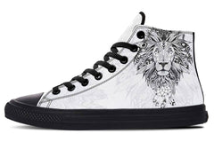 Printed Couple High-top Canvas Shoes