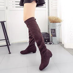 Autumn And Winter New Leg Boot Long Over-the-knee Boots Flat Boots Children