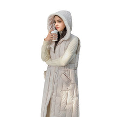 Overknee Long Thickening Vest Outerwear