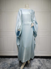 Summer Middle East Fashion Fil-Lumiere Satin Waist Dress