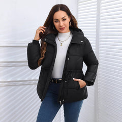 Women Puffer Coat Cotton-padded puffer Jacket Cotton-padded