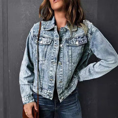 Fall Winter Cowboy Jacket Loose Casual Jacket