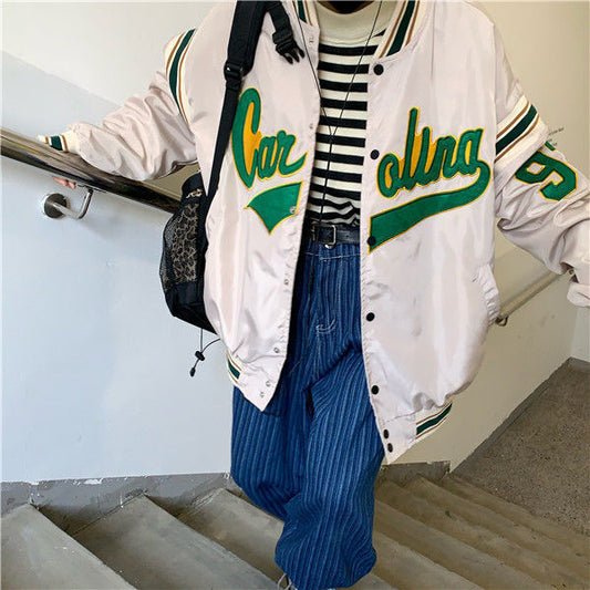 Vintage Harajuku Puffer Jacket Hip Hop Loose Jacket Women