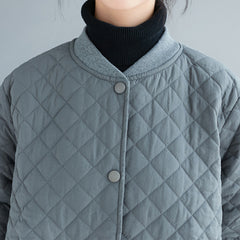 Oversized Women's Lightweight Down Baseball Coat