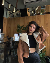 Women's Long Sleeve Solid Color Coat