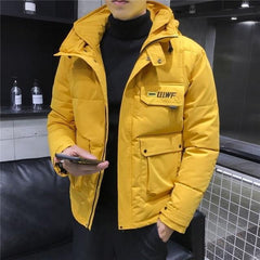 Thickened warm hooded cotton Puffer jacket