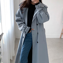 Ladies autumn and winter windbreaker