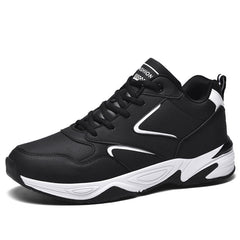 Male Leather Waterproof Running Travel Shoes