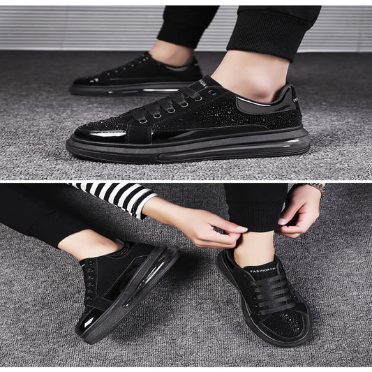 Shiny Sports Casual Shoes  Of All-Match Increased Sneakers