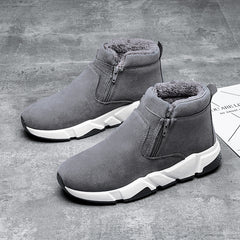 Plush thick warm high waist cotton shoes