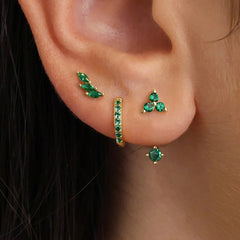 Copper Plated Gold Mori Earrings Suit