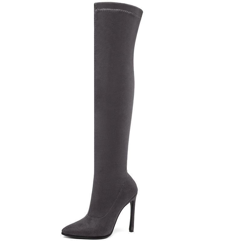 Stiletto high heel over the knee boots – view 10