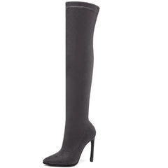Stiletto high heel over the knee boots – view 10
